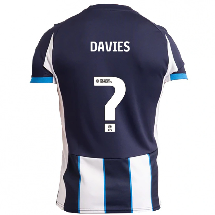 Danxen Heren Francesca Davies #0 Wit Marine Uitshirt Uittenue 2025/26 T-Shirt