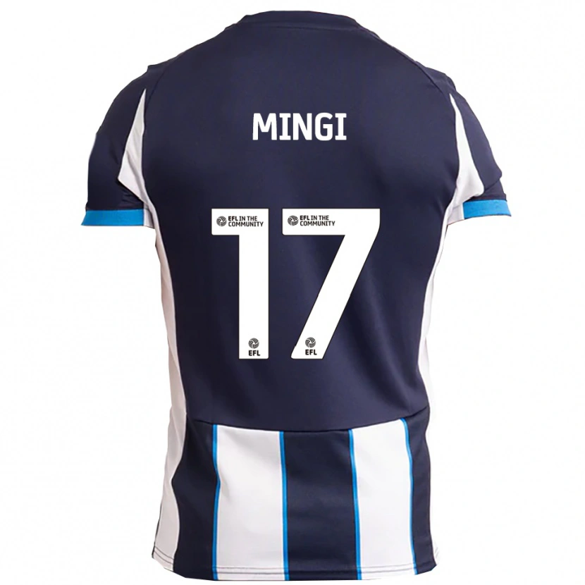 Danxen Heren Jay Mingi #17 Wit Marine Uitshirt Uittenue 2025/26 T-Shirt