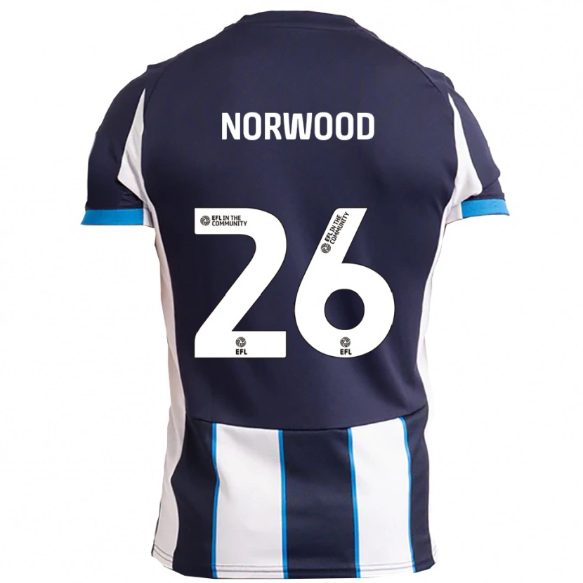 Danxen Heren Oliver Norwood #26 Wit Marine Uitshirt Uittenue 2025/26 T-Shirt