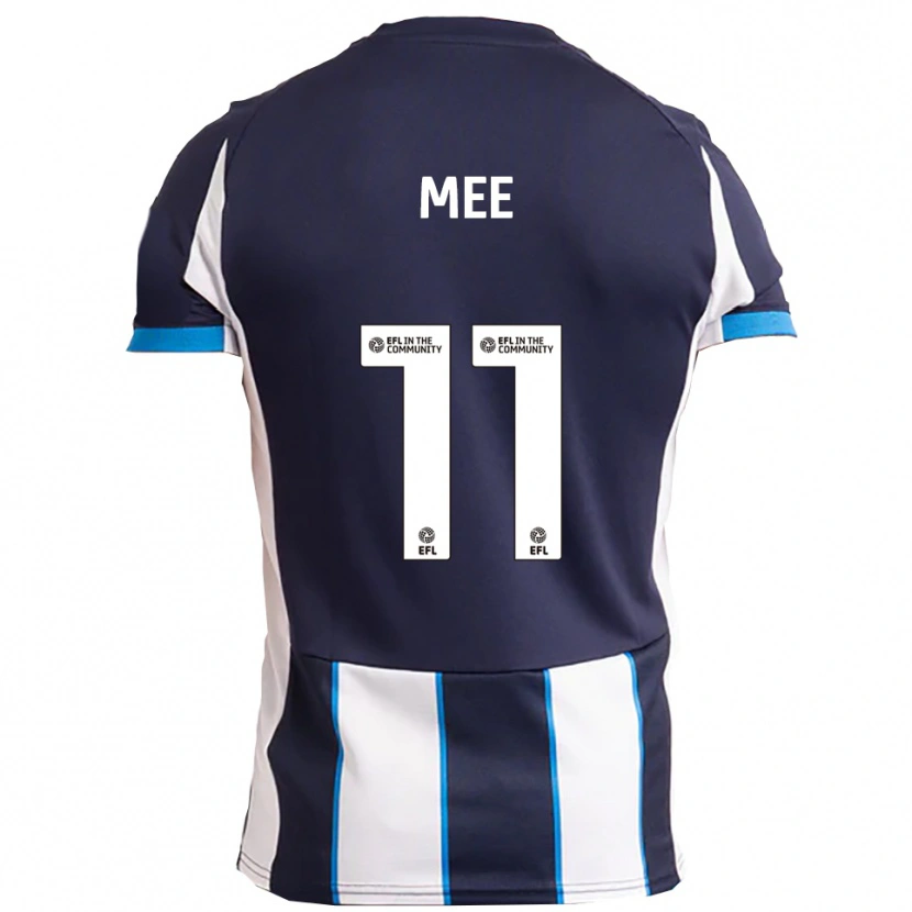 Danxen Heren Ashton Mee #11 Wit Marine Uitshirt Uittenue 2025/26 T-Shirt