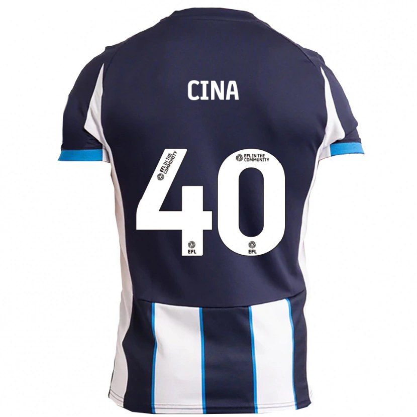 Danxen Heren Bruno Cina #40 Wit Marine Uitshirt Uittenue 2025/26 T-Shirt