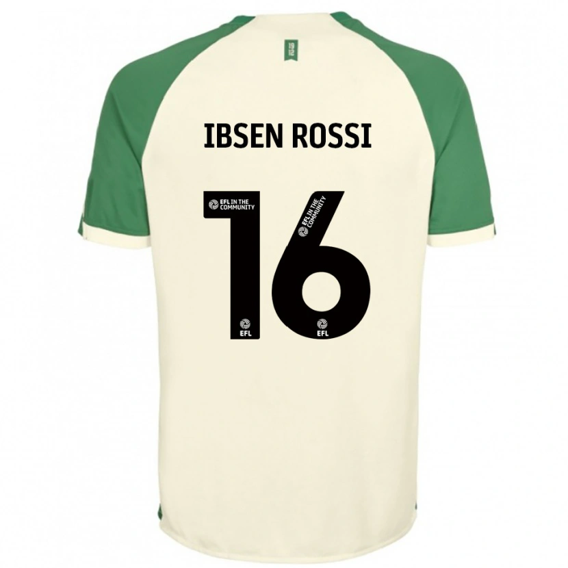Danxen Heren Zeno Ibsen Rossi #16 Gebroken Wit Groen Uitshirt Uittenue 2025/26 T-Shirt
