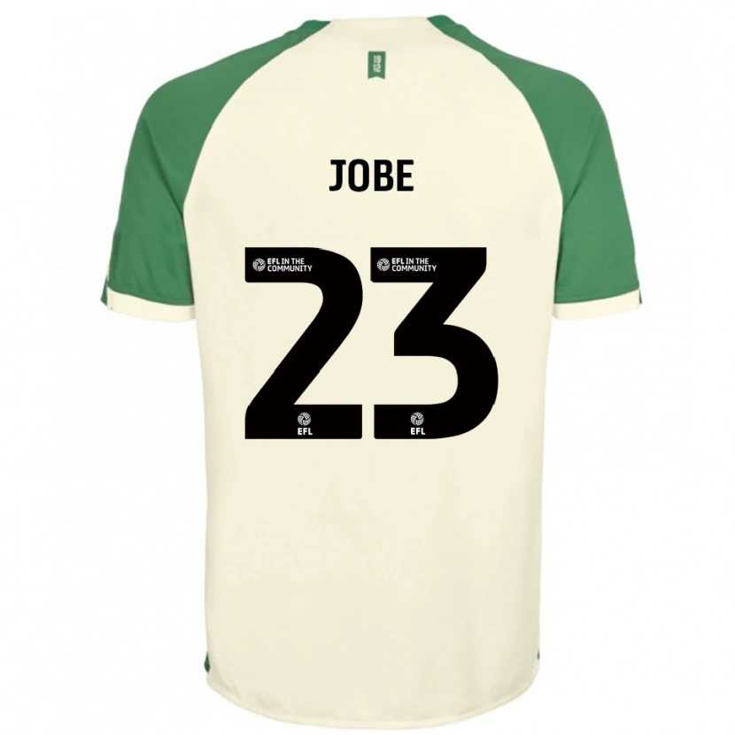 Danxen Heren Mamadou Jobe #23 Gebroken Wit Groen Uitshirt Uittenue 2025/26 T-Shirt