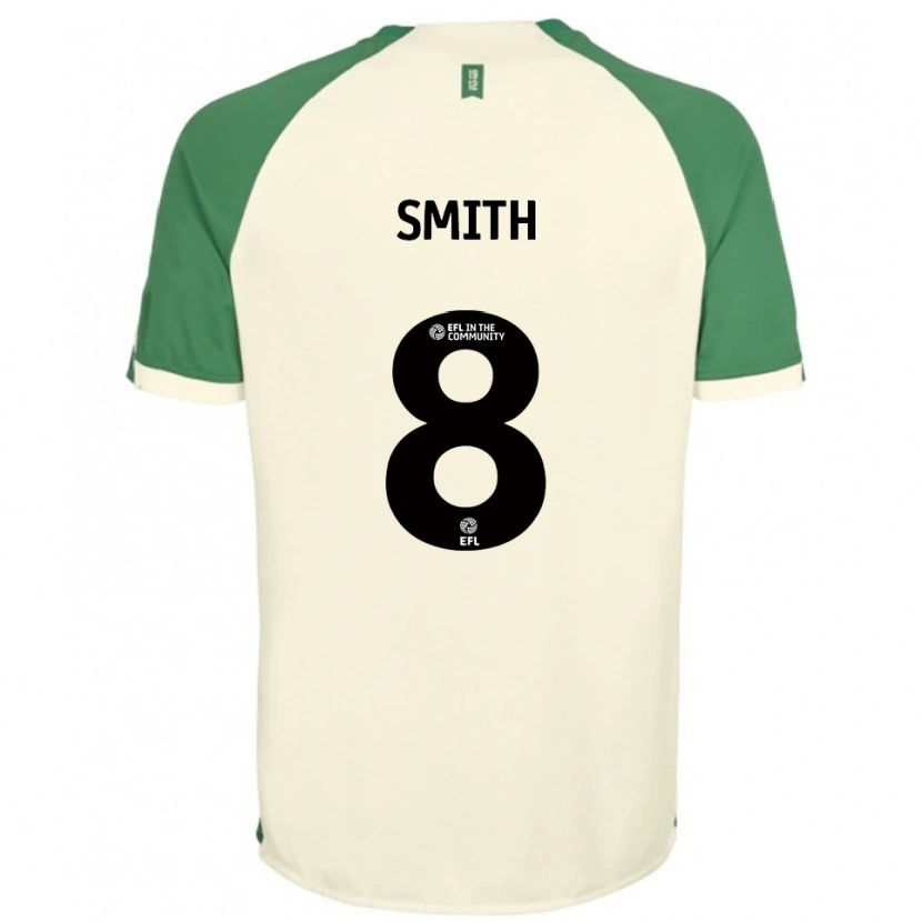 Danxen Heren Korey Smith #8 Gebroken Wit Groen Uitshirt Uittenue 2025/26 T-Shirt