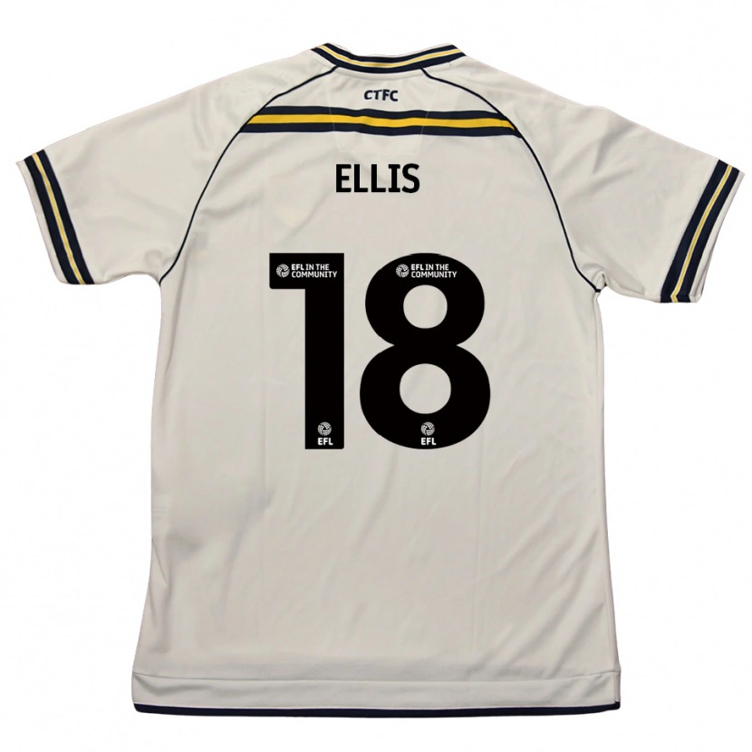 Danxen Heren Brooke Ellis #18 Wit Marine Uitshirt Uittenue 2025/26 T-Shirt