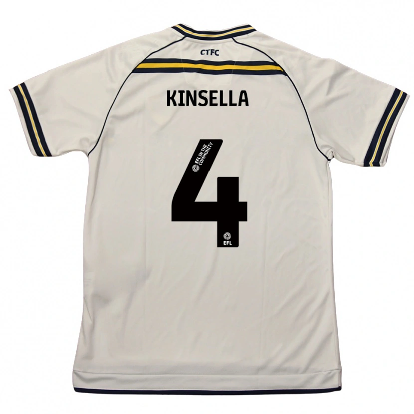 Danxen Heren Liam Kinsella #4 Wit Marine Uitshirt Uittenue 2025/26 T-Shirt
