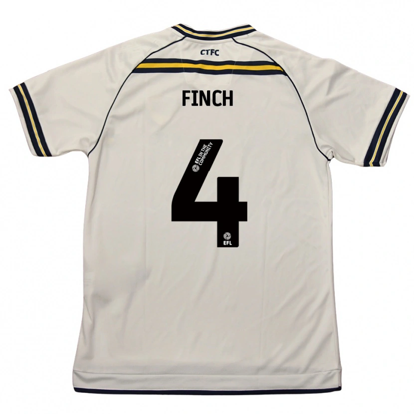 Danxen Heren Holly Finch #4 Wit Marine Uitshirt Uittenue 2025/26 T-Shirt