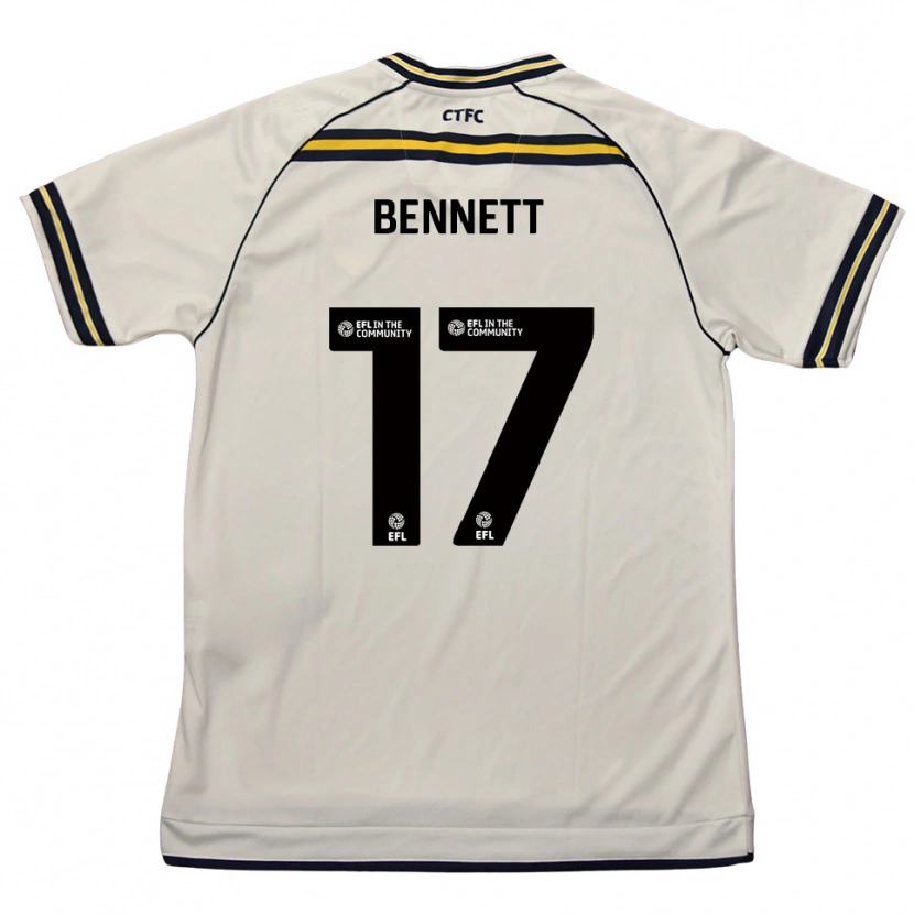 Danxen Heren Scot Bennett #17 Wit Marine Uitshirt Uittenue 2025/26 T-Shirt