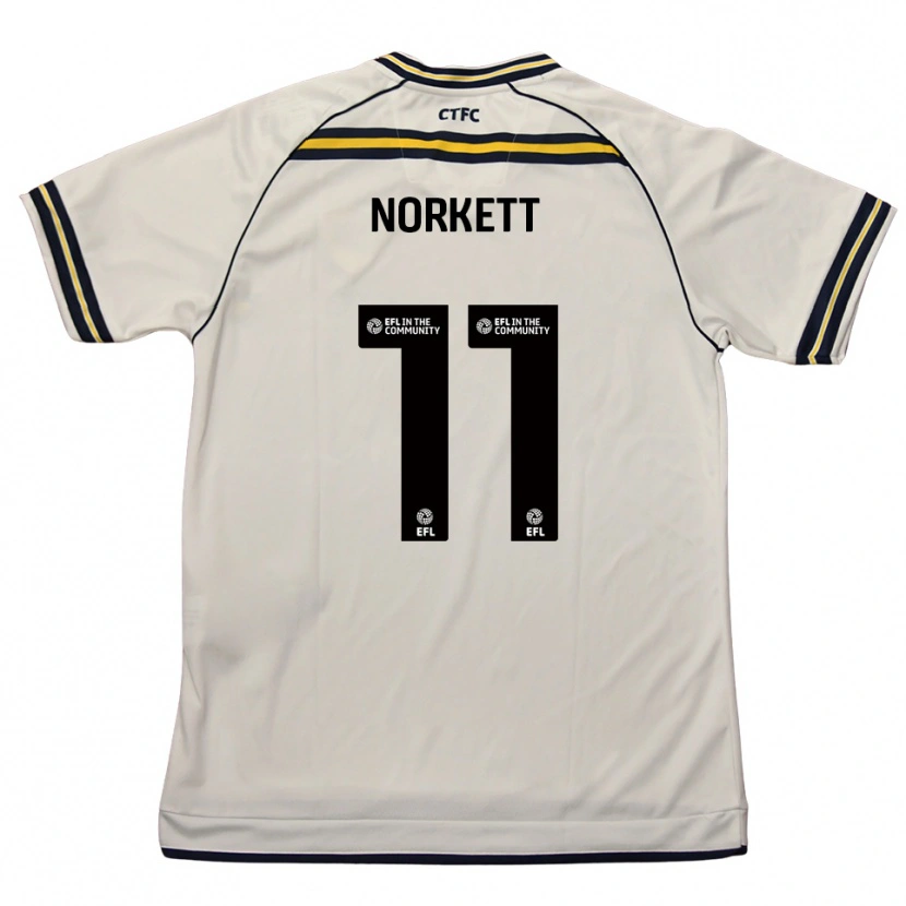 Danxen Heren Manni Norkett #11 Wit Marine Uitshirt Uittenue 2025/26 T-Shirt