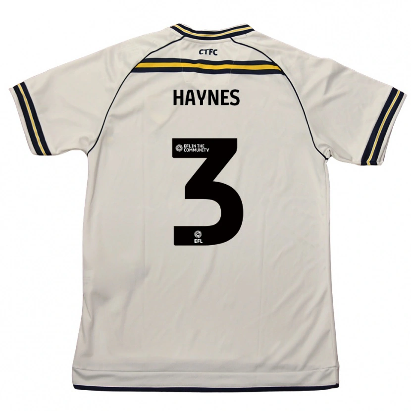 Danxen Heren Ryan Haynes #3 Wit Marine Uitshirt Uittenue 2025/26 T-Shirt
