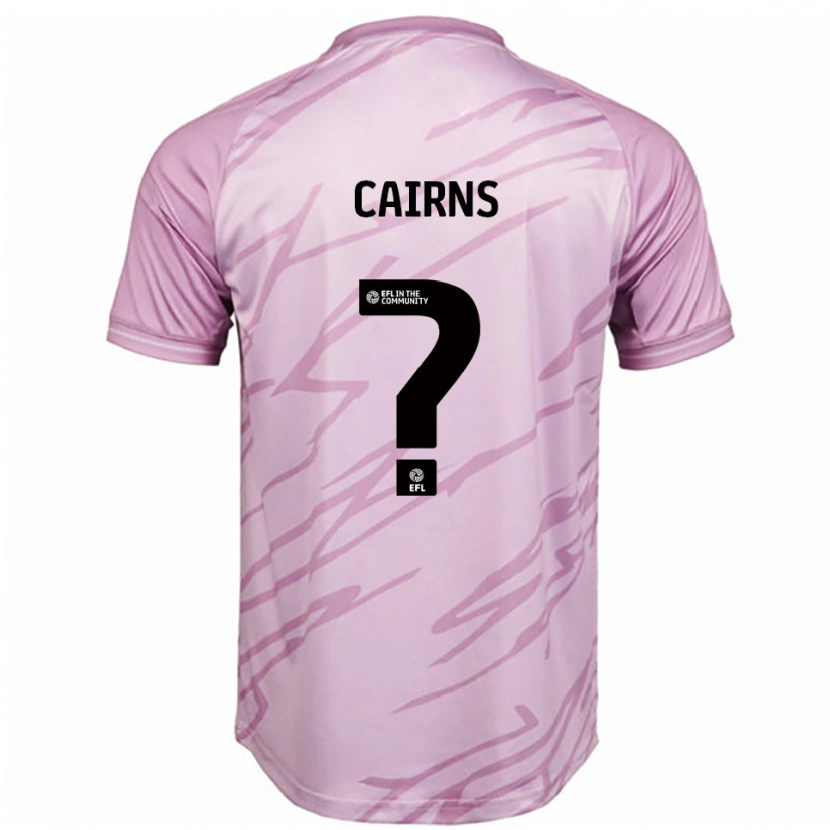 Danxen Heren Karsten Cairns #0 Roze Zwart Uitshirt Uittenue 2025/26 T-Shirt