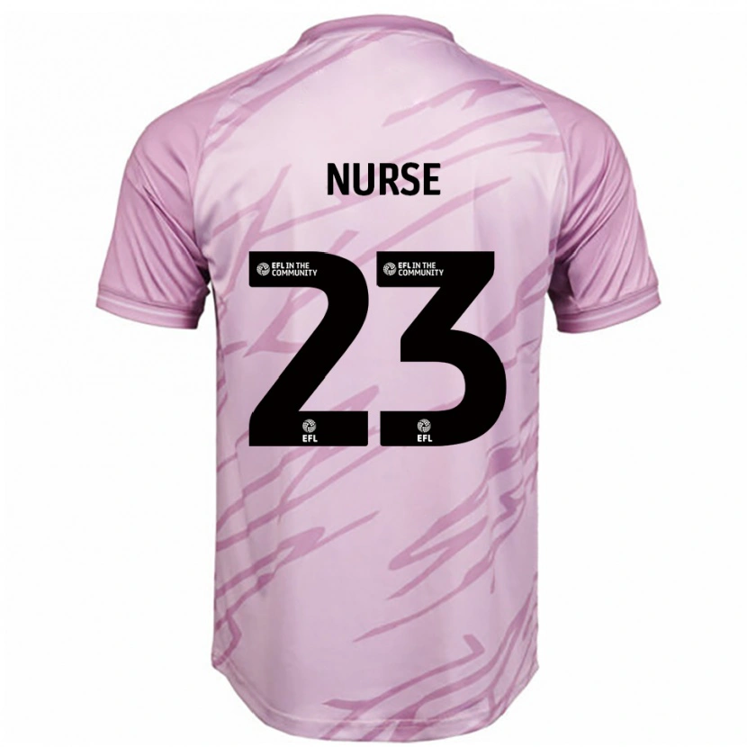Danxen Heren George Nurse #23 Roze Zwart Uitshirt Uittenue 2025/26 T-Shirt