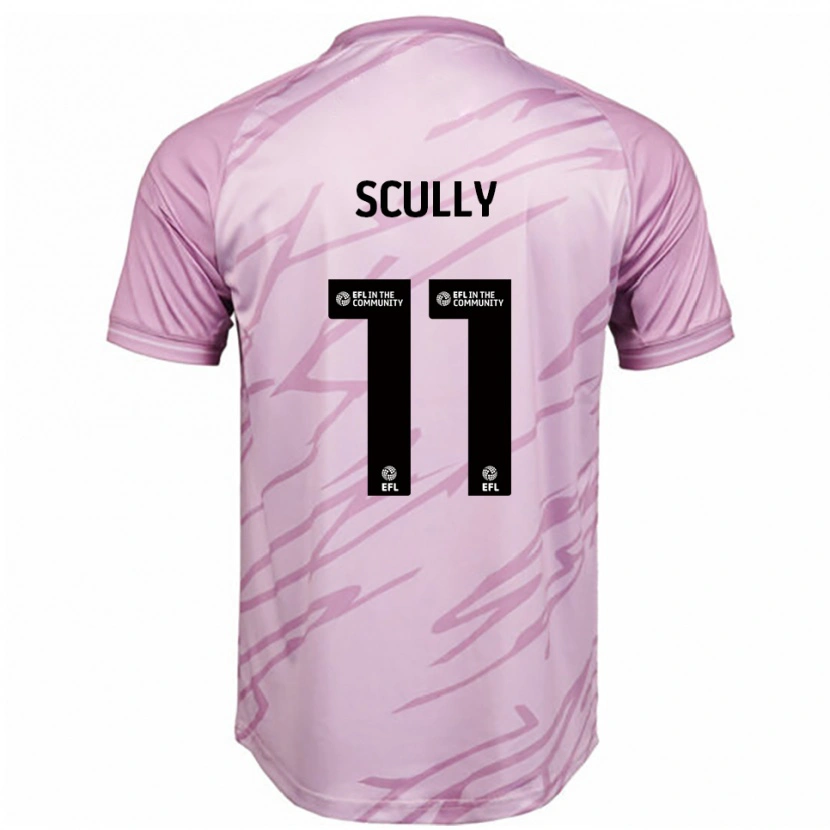 Danxen Heren Anthony Scully #11 Roze Zwart Uitshirt Uittenue 2025/26 T-Shirt