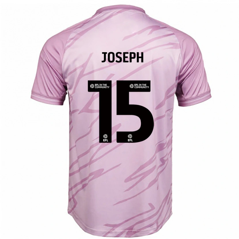 Danxen Heren Megan Joseph #15 Roze Zwart Uitshirt Uittenue 2025/26 T-Shirt