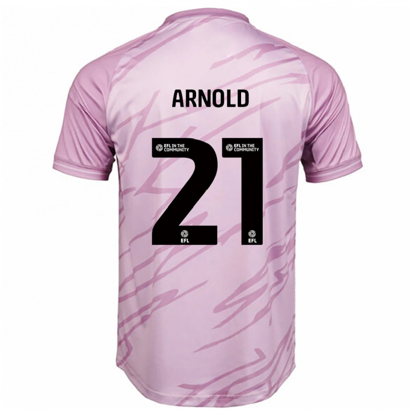 Danxen Heren Hetty Arnold #21 Roze Zwart Uitshirt Uittenue 2025/26 T-Shirt
