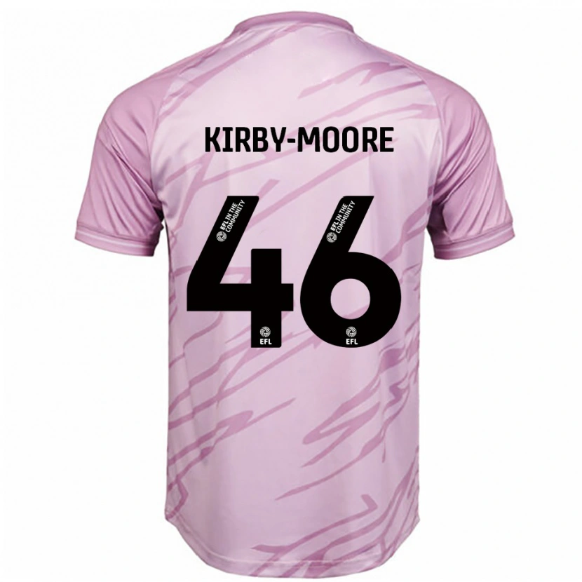 Danxen Heren Harvey Kirby-Moore #46 Roze Zwart Uitshirt Uittenue 2025/26 T-Shirt