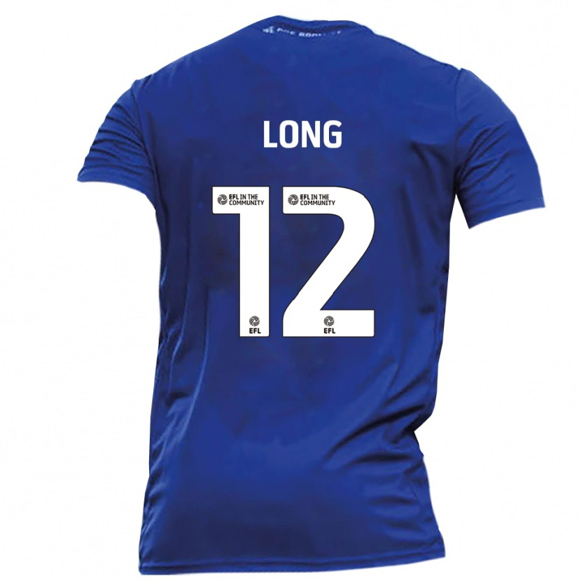 Danxen Heren Sam Long #12 Blauw Wit Uitshirt Uittenue 2025/26 T-Shirt