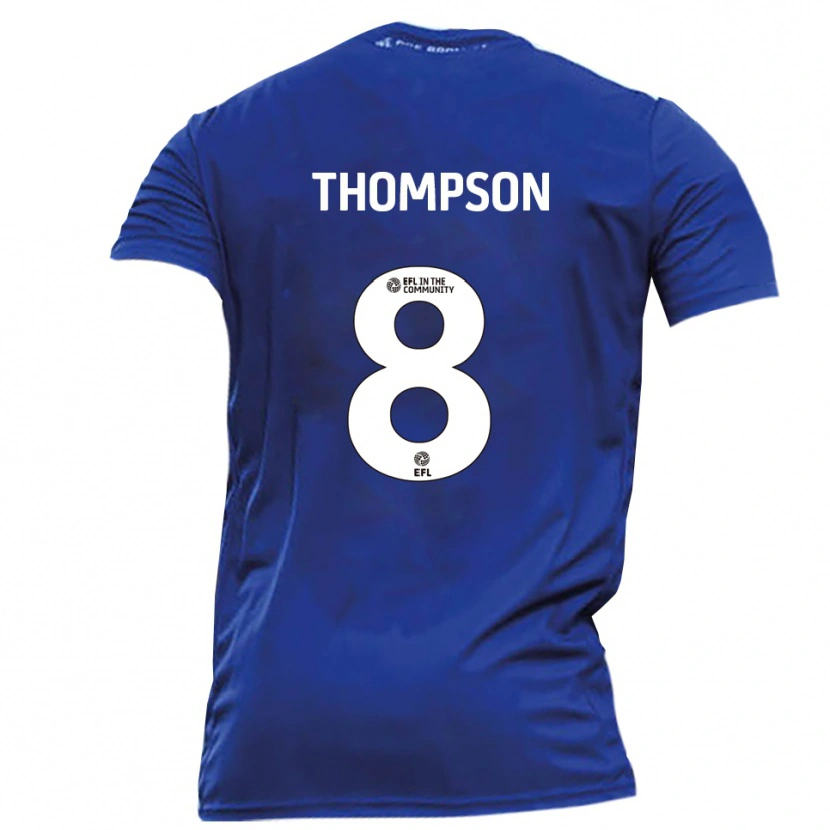 Danxen Heren Ben Thompson #8 Blauw Wit Uitshirt Uittenue 2025/26 T-Shirt