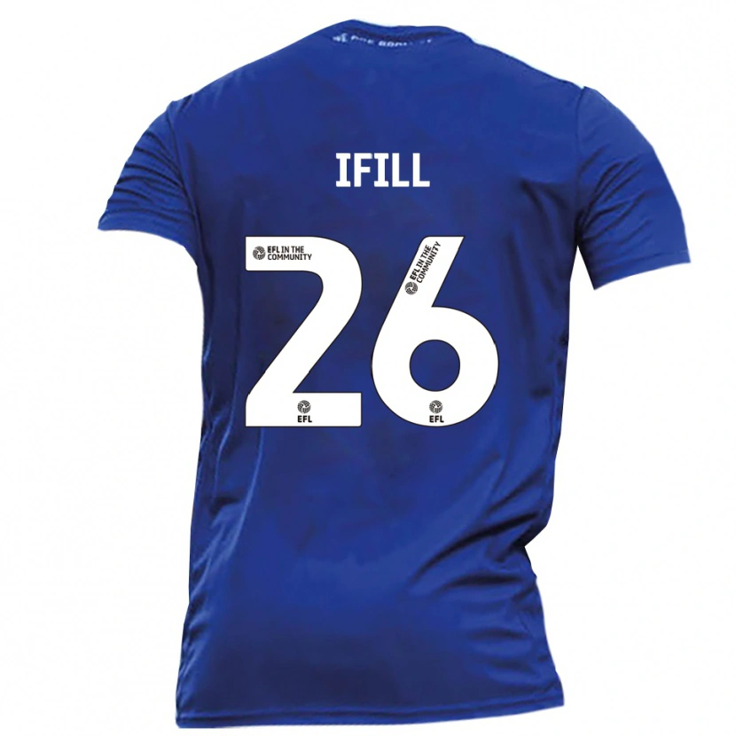 Danxen Heren Marcus Ifill #26 Blauw Wit Uitshirt Uittenue 2025/26 T-Shirt