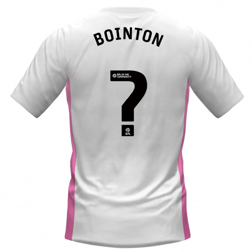 Danxen Heren Oliver Bointon #0 Wit Rood Uitshirt Uittenue 2025/26 T-Shirt