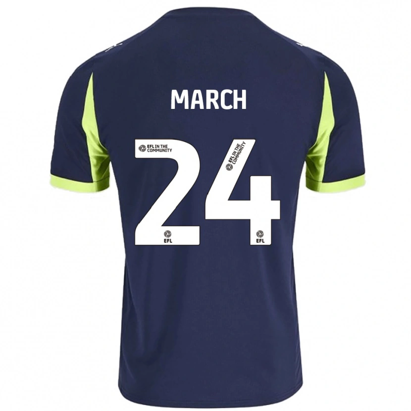 Danxen Heren Josh March #24 Marine Fluorescerend Groen Uitshirt Uittenue 2025/26 T-Shirt