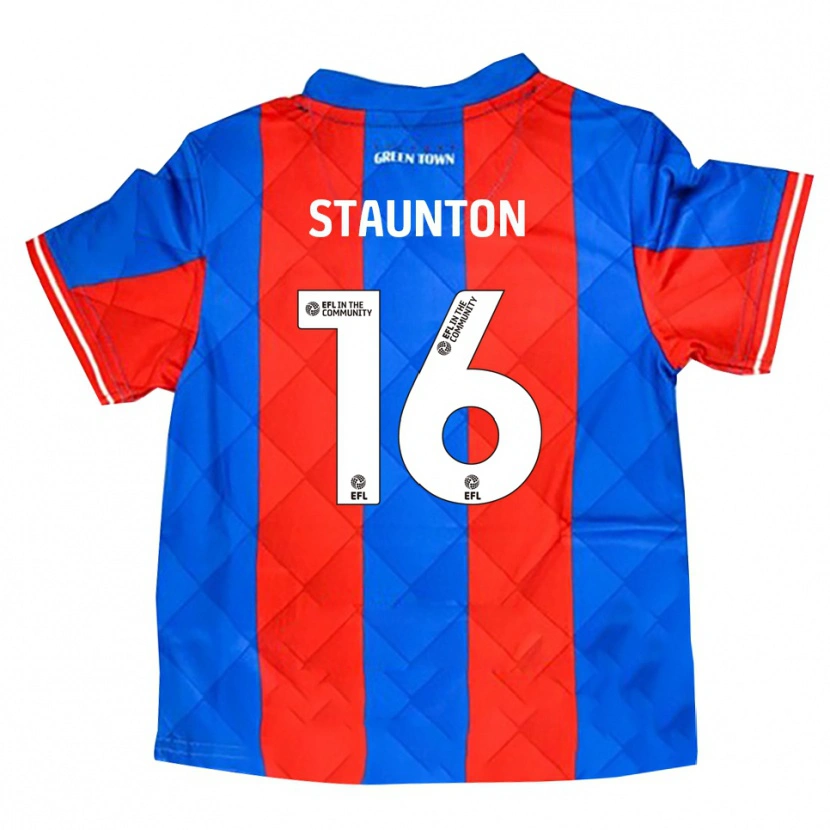 Danxen Heren Reece Staunton #16 Blauw Rood Wit Uitshirt Uittenue 2025/26 T-Shirt