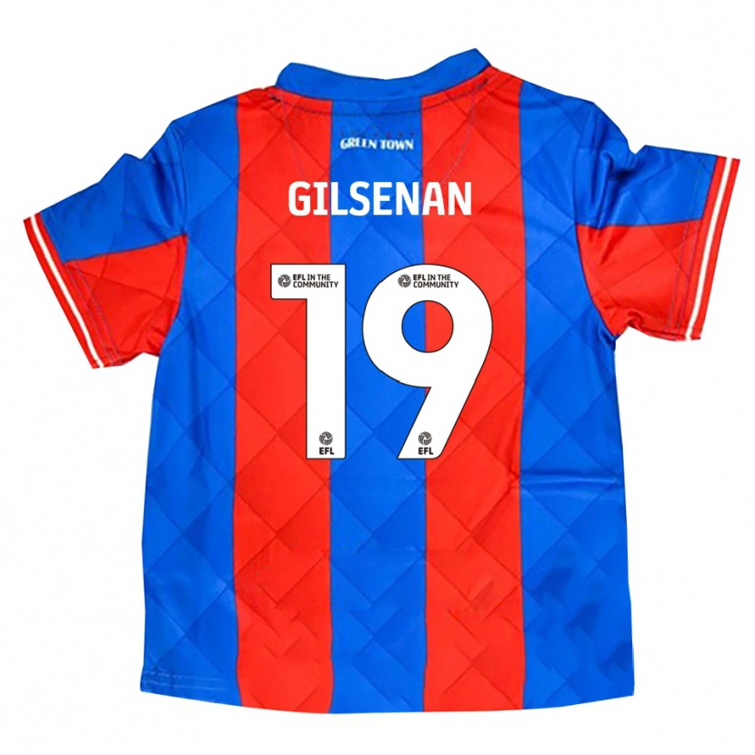 Danxen Heren Zak Gilsenan #19 Blauw Rood Wit Uitshirt Uittenue 2025/26 T-Shirt