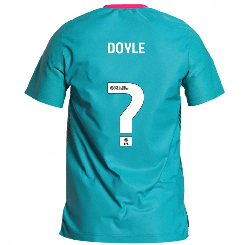 Danxen Heren Lauren Doyle #0 Hemelsblauw Roze Uitshirt Uittenue 2025/26 T-Shirt