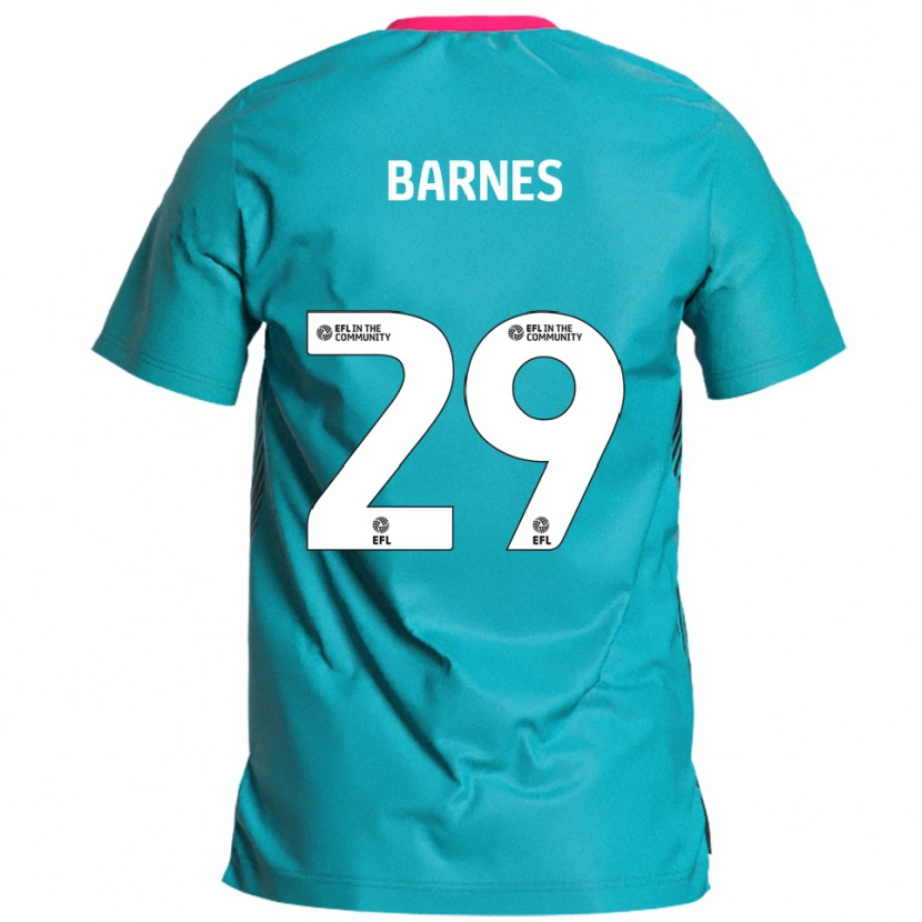 Danxen Heren Lucas Barnes #29 Hemelsblauw Roze Uitshirt Uittenue 2025/26 T-Shirt