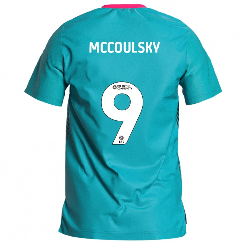 Danxen Heren Shawn Mccoulsky #9 Hemelsblauw Roze Uitshirt Uittenue 2025/26 T-Shirt