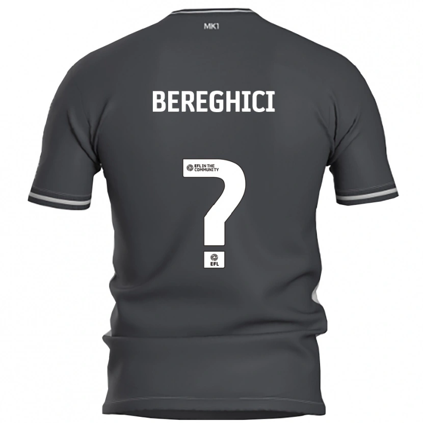 Danxen Heren Artiom Bereghici #0 Grijs Zilver Uitshirt Uittenue 2025/26 T-Shirt