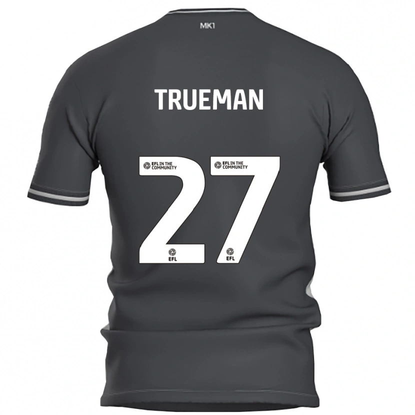 Danxen Heren Connal Trueman #27 Grijs Zilver Uitshirt Uittenue 2025/26 T-Shirt