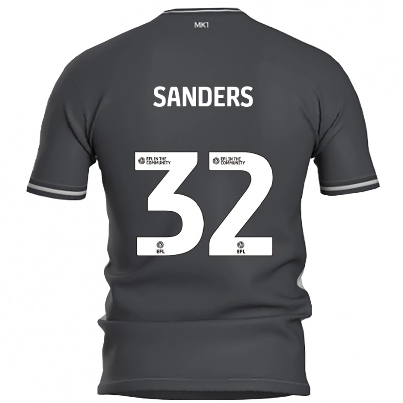 Danxen Heren Jack Sanders #32 Grijs Zilver Uitshirt Uittenue 2025/26 T-Shirt