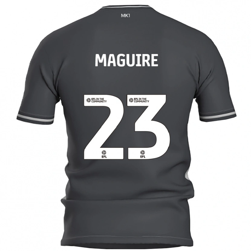Danxen Heren Laurence Maguire #23 Grijs Zilver Uitshirt Uittenue 2025/26 T-Shirt