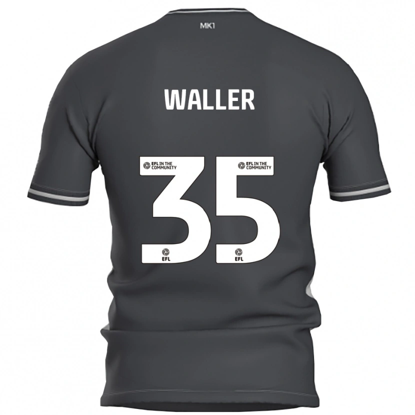 Danxen Heren Charlie Waller #35 Grijs Zilver Uitshirt Uittenue 2025/26 T-Shirt