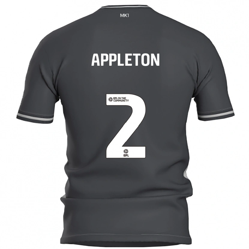 Danxen Heren Tara Appleton #2 Grijs Zilver Uitshirt Uittenue 2025/26 T-Shirt