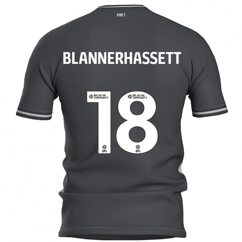 Danxen Heren Tommy Blannerhassett #18 Grijs Zilver Uitshirt Uittenue 2025/26 T-Shirt