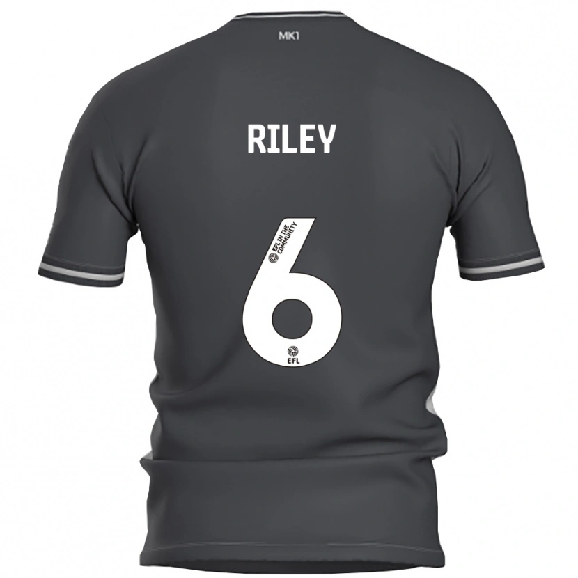 Danxen Heren Harry Riley #6 Grijs Zilver Uitshirt Uittenue 2025/26 T-Shirt