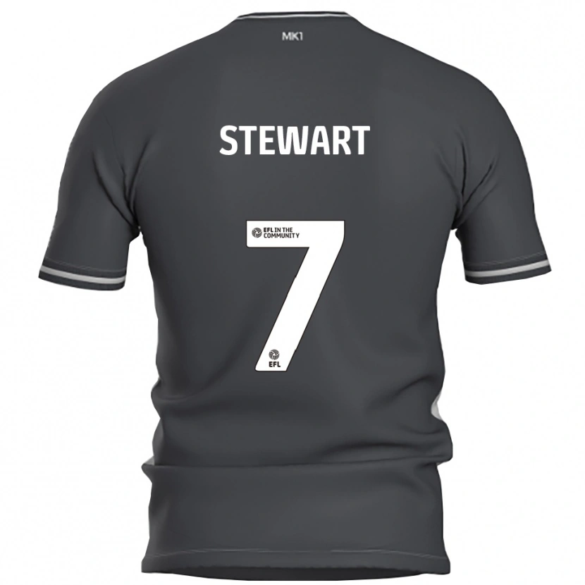 Danxen Heren Caitlin Stewart #7 Grijs Zilver Uitshirt Uittenue 2025/26 T-Shirt