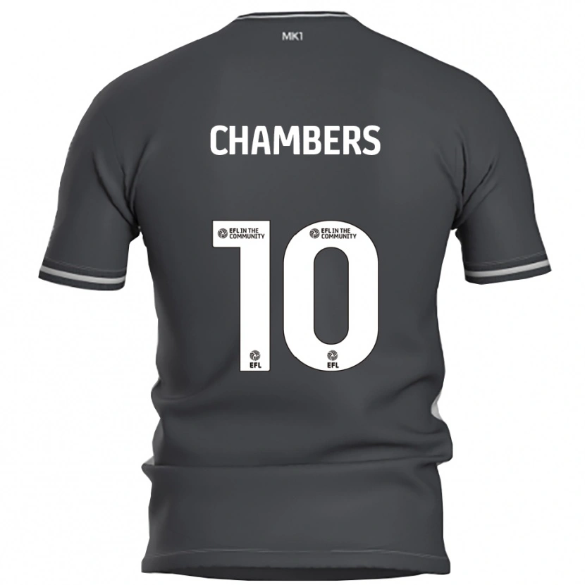 Danxen Heren T'yanna Chambers #10 Grijs Zilver Uitshirt Uittenue 2025/26 T-Shirt