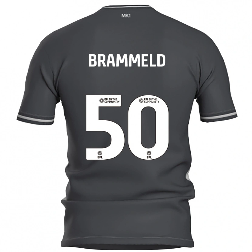 Danxen Heren Michael Brammeld #50 Grijs Zilver Uitshirt Uittenue 2025/26 T-Shirt