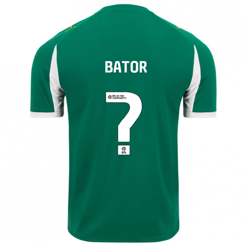 Danxen Heren Sam Bator #0 Groen Wit Uitshirt Uittenue 2025/26 T-Shirt