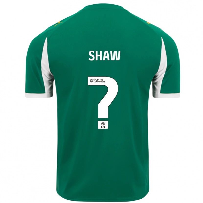 Danxen Heren Ashton Shaw #0 Groen Wit Uitshirt Uittenue 2025/26 T-Shirt
