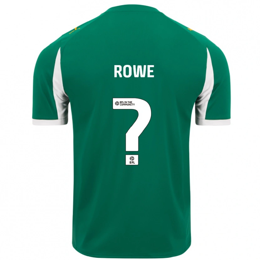 Danxen Heren Adam Rowe #0 Groen Wit Uitshirt Uittenue 2025/26 T-Shirt
