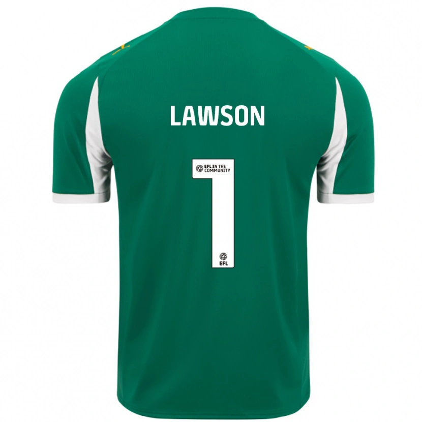 Danxen Heren Harvey Lawson #1 Groen Wit Uitshirt Uittenue 2025/26 T-Shirt