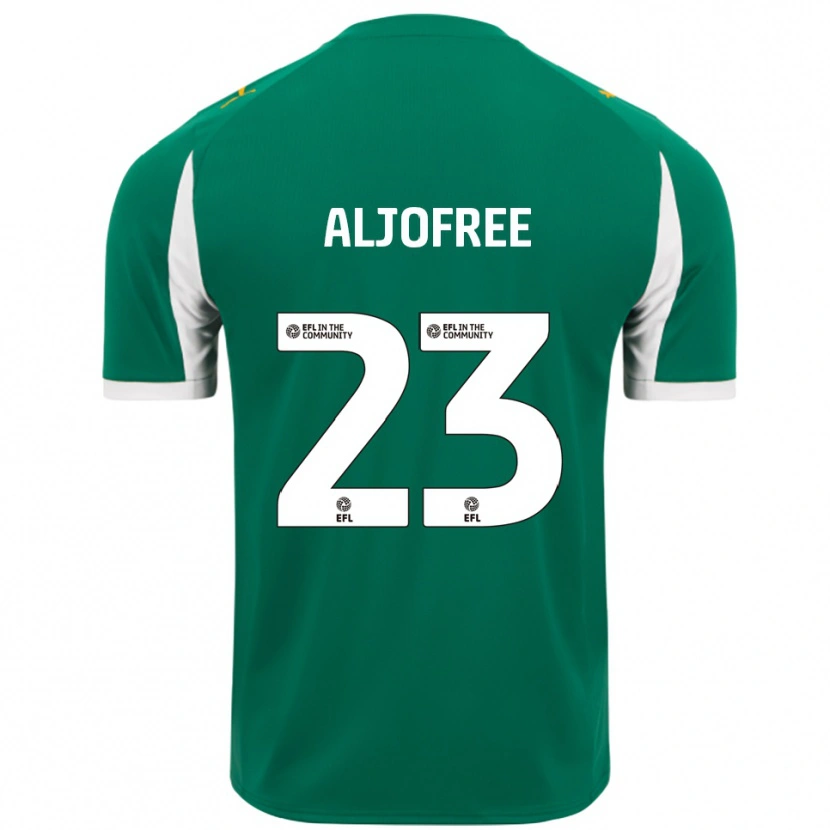 Danxen Heren Sonny Aljofree #23 Groen Wit Uitshirt Uittenue 2025/26 T-Shirt