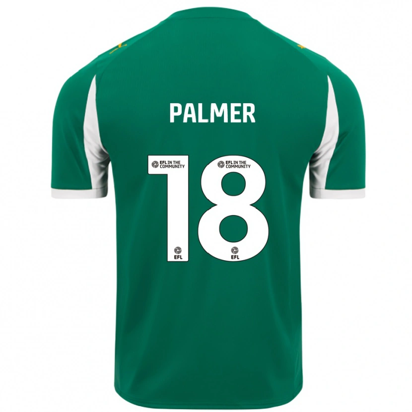 Danxen Heren Matt Palmer #18 Groen Wit Uitshirt Uittenue 2025/26 T-Shirt