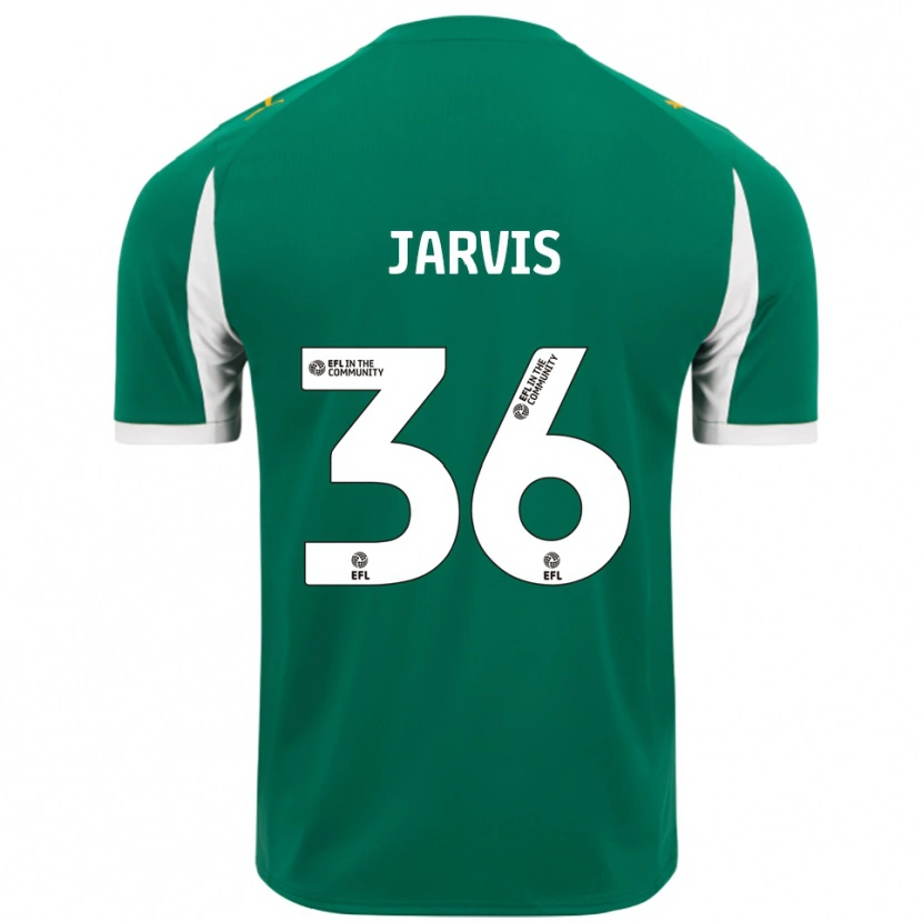 Danxen Heren Will Jarvis #36 Groen Wit Uitshirt Uittenue 2025/26 T-Shirt