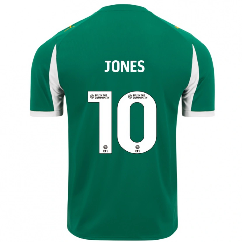 Danxen Heren Jodi Jones #10 Groen Wit Uitshirt Uittenue 2025/26 T-Shirt