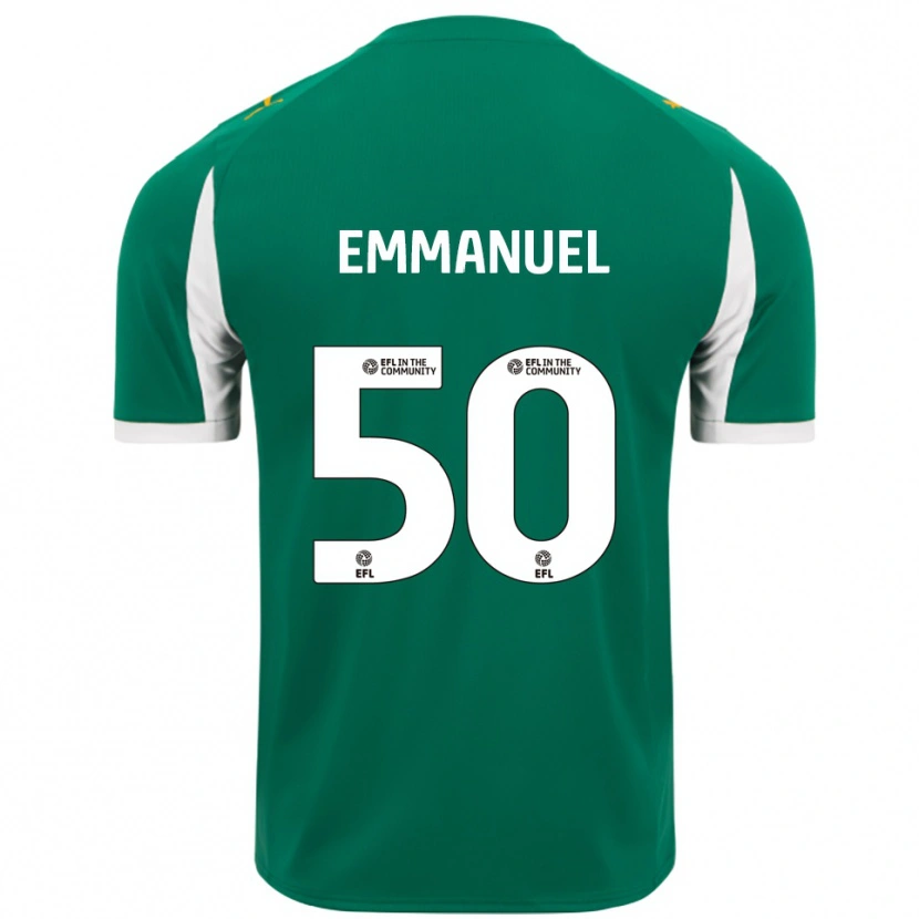 Danxen Heren Daniel Emmanuel #50 Groen Wit Uitshirt Uittenue 2025/26 T-Shirt